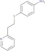 (4-{[2-(2-Pyridinyl)ethyl]thio}phenyl)amine