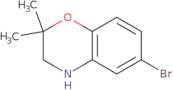 6-Bromo-2,2-dimethyl-3,4-dihydro-2H-benzo[b][1,4]oxazine