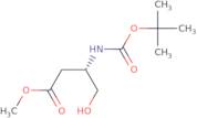 (3S)-3-[[(1,1-Dimethylethoxy)carbonyl]amino]-4-hydroxy-butanoic Acid Methyl Ester