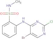 2-((5-bromo-2-chloropyrimidin-4-yl)amino)-N-methylbenzenesulfonamide