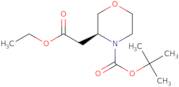 (S)-tert-Butyl 3-(2-ethoxy-2-oxoethyl)morpholine-4-carboxylate