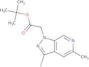 tert-Butyl 2-(3-iodo-5-methyl-1H-pyrazolo[3,4-c]pyridin-1-yl)acetate