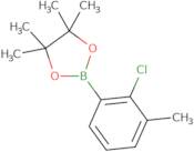 (2-Chloro-3-methylphenyl)-4,4,5,5-tetramethyl-1,3,2-dioxaborolane