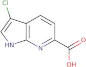 3-Chloro-1H-pyrrolo[2,3-b]pyridine-6-carboxylic acid