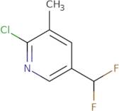 2-Chloro-5-(difluoromethyl)-3-methylpyridine