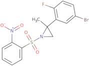 2-(5-bromo-2-fluorophenyl)-2-methyl-1-(2-nitrobenzenesulfonyl)aziridine