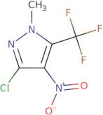 3-Chloro-1-methyl-4-nitro-5-(trifluoromethyl)-1H-pyrazole