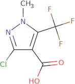 3-Chloro-1-methyl-5-(trifluoromethyl)-1H-pyrazole-4-carboxylic acid