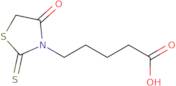 5-(4-Oxo-2-sulfanylidene-1,3-thiazolidin-3-yl)pentanoic acid