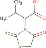 3-Methyl-2-(4-oxo-2-thioxo-thiazolidin-3-yl)-butyric acid