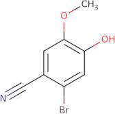 2-Bromo-4-hydroxy-5-methoxybenzonitrile