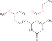 Ethyl 4-(4-methoxyphenyl)-6-methyl-2-oxo-1,2,3,4-tetrahydropyrimidine-5-carboxylate