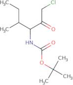 tert-Butyl ((3S,4S)-1-chloro-4-methyl-2-oxohexan-3-yl)carbamate