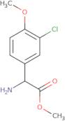 Methyl 2-amino-2-(3-chloro-4-methoxyphenyl)acetate