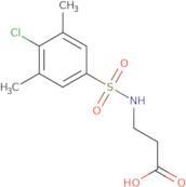 3-(4-Chloro-3,5-dimethylbenzenesulfonamido)propanoic acid