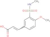 (2E)-3-[4-Methoxy-3-(methylsulfamoyl)phenyl]prop-2-enoic acid