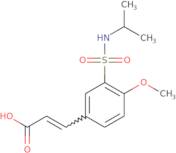 (2E)-3-{4-Methoxy-3-[(propan-2-yl)sulfamoyl]phenyl}prop-2-enoic acid