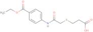 3-[({[4-(Ethoxycarbonyl)phenyl]carbamoyl}methyl)sulfanyl]propanoic acid