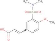 (2E)-3-[3-(Dimethylsulfamoyl)-4-methoxyphenyl]prop-2-enoic acid