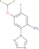 4-(Difluoromethoxy)-5-fluoro-2-(1H-1,2,4-triazol-1-yl)aniline