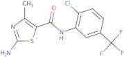 2-Amino-N-[2-chloro-5-(trifluoromethyl)phenyl]-4-methyl-1,3-thiazole-5-carboxamide