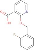 2-[(2-Fluorophenyl)methoxy]pyridine-3-carboxylic acid