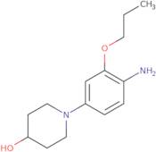 1-(4-Amino-3-propoxyphenyl)piperidin-4-ol