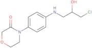 4-{4-[(3-Chloro-2-hydroxypropyl)amino]phenyl}morpholin-3-one