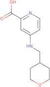 4-[(Oxan-4-ylmethyl)amino]pyridine-2-carboxylic acid