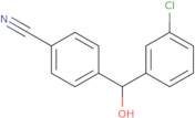 4-[(3-Chlorophenyl)(hydroxy)methyl]benzonitrile
