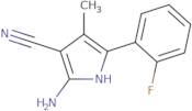 2-Amino-5-(2-fluorophenyl)-4-methyl-1H-pyrrole-3-carbonitrile