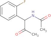 N-[1-(2-Fluorophenyl)-2-oxopropyl]acetamide