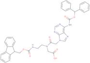 2-[2-[6-[[(Benzhydryloxy)carbonyl]amino]-9H-purin-9-yl]-N-[2-(Fmoc-amino)ethyl]acetamido]acetic acid