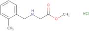 Methyl 2-{[(2-methylphenyl)methyl]amino}acetate hydrochloride