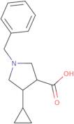 1-Benzyl-4-cyclopropylpyrrolidine-3-carboxylic acid