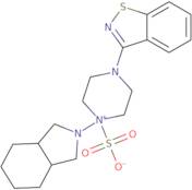 (3aR,7aR)-4'-(1,2-Benzisothiazol-3-yl) octahydro-spiro[2H-isoindole-2,1'-piperazinium] methanesu...