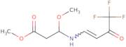 Methyl 3-methoxy-3-((4,4,4-trifluoro-3-oxobut-1-en-1-yl)amino)propanoate