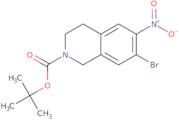 7-Bromo-6-nitro-N-tert-butoxycarbonyl-1,2,3,4-tetrahydroisoquinoline