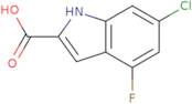 6-Chloro-4-fluoro-1H-indole-2-carboxylic acid