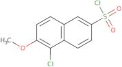 5-Chloro-6-methoxynaphthalene-2-sulfonyl chloride