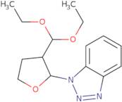 1-[3-(Diethoxymethyl)oxolan-2-yl]-1H-1,2,3-benzotriazole