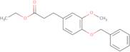 ethyl 3-[4-(benzyloxy)-3-methoxyphenyl]propanoate