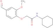 N-Cyclohexyl-2-(4-formyl-2-methoxyphenoxy)acetamide