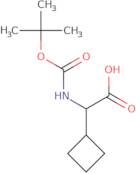 2-((tert-Butoxycarbonyl)amino)-2-cyclobutylacetic acid