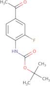 Boc 4-acetyl-2-fluoroaniline