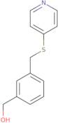 (3-((Pyridin-4-ylthio)methyl)phenyl)methanol