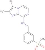 3-Bromo-2-methyl-N-(3-(methylsulfonyl)benzyl)imidazo[1,2-a]pyrazin-8-amine