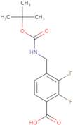 4-(([(t-Butoxy)carbonyl]amino)methyl)-2,3-difluorobenzoic acid