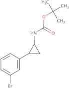 Rel-tert-butyl ((1R,2S)-2-(3-bromophenyl)cyclopropyl)carbamate