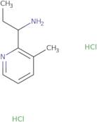 1-(3-methylpyridin-2-yl)propan-1-amine dihydrochloride